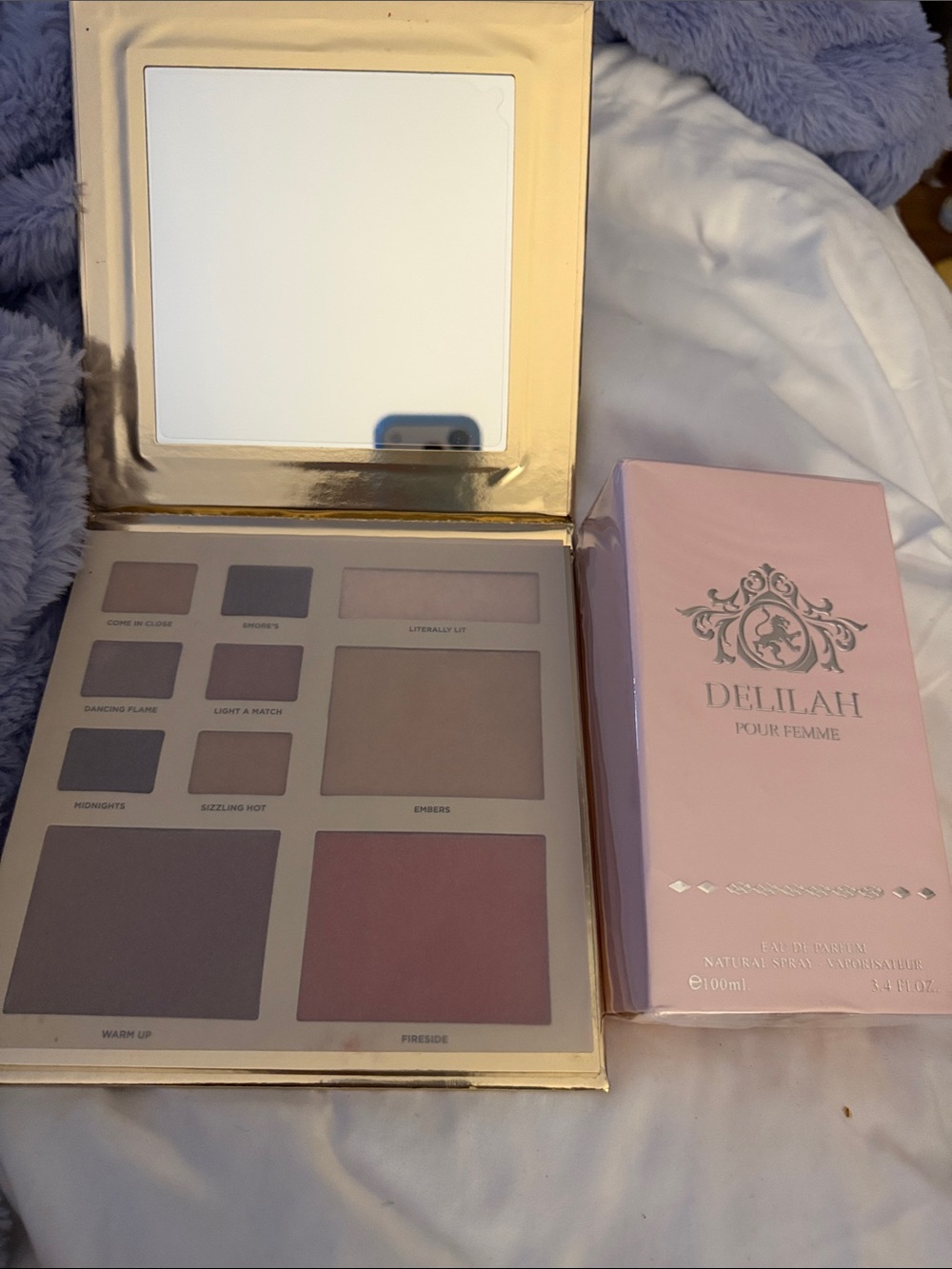 Elila Women's Pink Makeup Palette & Blush Duo